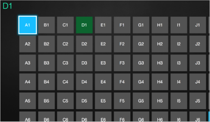 Grid UI to test effect of haptic feedback